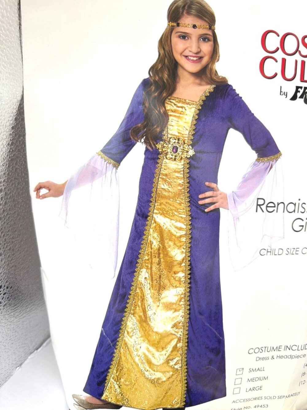 Renaissance Cosplay Set Medieval Costume Girl Size Small 4-6 yrs